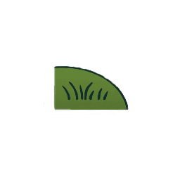 Edging service icon for driveways, flower beds, and walkways